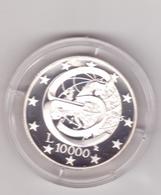 Italia-1995-Conferenza Di Messina-L.10.000 Argento In Confezione Originale Zecca-Proof - Mint Sets & Proof Sets
