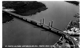 (91)  CPA  Porto Alegre Ponte Pres Getulio Vargas  (Bon  état) - Porto Alegre