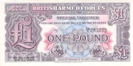 One Pound Britisch Armed Forces Banknote Großbritanien UNC - Forze Armate Britanniche & Docuementi Speciali