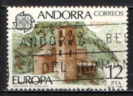 ANDORRA SPAGNOLA - 1977 - EUROPA UNITA: CASA "DE LA VALL" - USATO - Gebruikt
