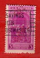 (Us2) USA °- 1939 - Yvert. 406.  PERFIN.- BMC.   USED.   Vedi Descrizione - Perfins