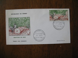 FDC  Enveloppe   République Du Congo    1964  Brazzaville - FDC