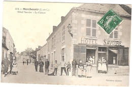 CPA Marchenoir Hôtel Savoire Le Carroir 41 Loir Et Cher - Marchenoir