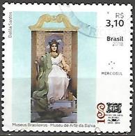 LSJP BRAZIL (1) THE MUSEUM OF ARTS YES BAHIA MERCOSUL 2018 - Used Stamps