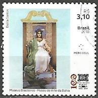 LSJP BRAZIL (2) THE MUSEUM OF ARTS YES BAHIA MERCOSUL 2018 - Used Stamps