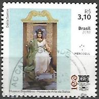 LSJP BRAZIL (3) THE MUSEUM OF ARTS YES BAHIA MERCOSUL 2018 - Used Stamps