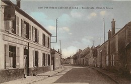 Seine Et Marne -ref-B428- Perthes En Gâtinais - Rue De Caly - Hotel Du Zouave - Hotels - Carte Bon Etat - - Perthes