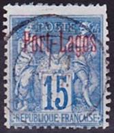 2019-0056 Port Lagos 1893 Yv/Mi 3 Oblitéré O - Used Stamps