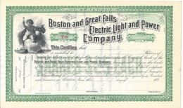 Boston Electric Light N Power Company - Bulb Electric Lamp - Electricidad & Gas