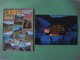 Autriche - Austria - Tyrol - Lot 2 Cartes De GERLOS - Bergdorf Im Zillertal - Hôtel Almhof Kroller Gmund - Gerlos