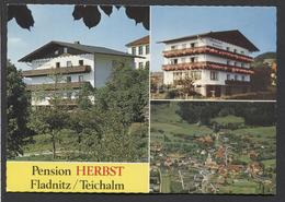 Fladnitz Teichalm Pension Herbst Kat. Fladnitz An Der Teichalm- District Weiz -See The 2 Scans For Condition( Originaal) - Weiz