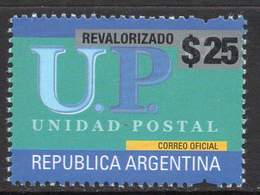 ARGENTINA 2018. $25 Surcharged On 10c UP, Mint NH - Nuovi