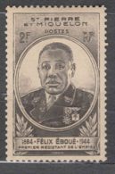 St. Pierre & Miquelon 1945 Mi#338 Mint Hinged - Nuevos