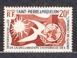 St. Pierre & Miquelon 1958 Mi#389 Mint Never Hinged - Neufs