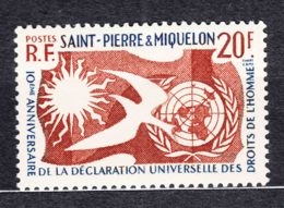 St. Pierre & Miquelon 1958 Mi#389 Mint Hinged - Unused Stamps