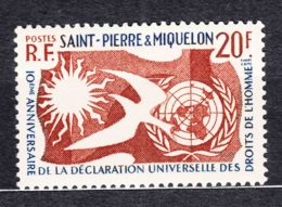 St. Pierre & Miquelon 1958 Mi#389 Mint Hinged - Nuevos