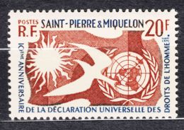 St. Pierre & Miquelon 1958 Mi#389 Mint Hinged - Neufs