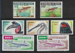 Guinée, Lot De P. Aérienne  + Blocs Feuillets, Voir Description Détaillée Cote 57,50€ - Guinée (1958-...)