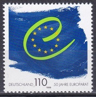 Deutschland Germany BRD 1999 Organisationenen Zusammenarbeit Cooperation Europarat Sterne Stars, Mi. 2049 ** - Nuovi
