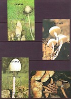 GUYANA Champignons, Champignon, Setas, Mushrooms, Funghi, YVERT N°2355/58 ** MNH - Pilze