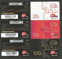Lot Of 3 Used Qatar Cards Ful Set ( Not Exist Operator) RR - Qatar