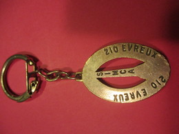 Automobile /  SIMCA / Garage Vendôme /EVREUX /Bronze Estampé Nickelé/  Vers 1960-1970    POC434 - Key-rings