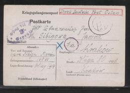 KRIEGSGEFANGENENPOST NAZI GERMANY THIRD REICH WW2 FROM PRISONER OF WAR POW CAMP OFLAG VIIA MURNAU TO KRAKOW GG POLAND - Prisoner Camps