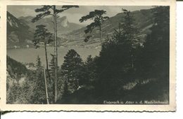 006489  Unterach A. Atter V. D. Madelschneid  1950 - Attersee-Orte