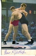006499  Postkarte Mit Ringern Und Original-Unterschriften  1970 - Wrestling