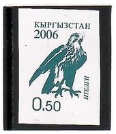 Kyrgyzstan.Definitive 2006 (Falcon). Imperf 1v: 0.50 Michel # 458b - Kirghizistan