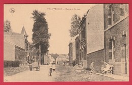 Philippeville - Rue De La Station ... Carte Animée  ( Voir Verso ) - Philippeville
