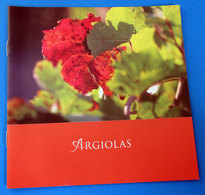 ARGIOLAS VINI CATALOGO - Albumes & Catálogos