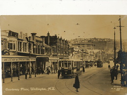 Real Photo  Wellington Courtenay Place Tram - Nouvelle-Zélande