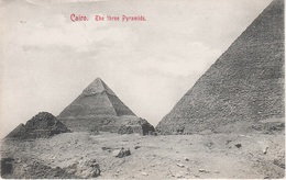 CPA - AK Kairo Cairo Caire القاهرة Pyramide هرم Pyramiden Pyramides Cheops Chephren Gizeh Egypt Egypte مصر Ägypten - Gizeh