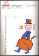 Carton 15 X 21 - AGI Paris - Galerie Anatome - Illustration Savignac - Savignac