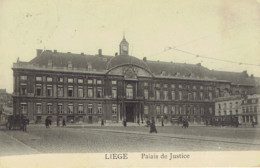 Liege Palais De Justice  Tram Electrique 1920 - Lüttich