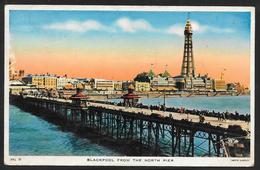 Great Britain - Blackpool From The North Pier - Posted 1953 - Blackpool