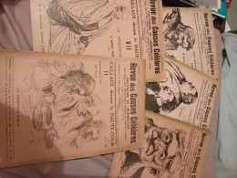 Lot De 7 Revue Des Causes Celebres  Annees 919-1920 - Lots De Plusieurs Livres