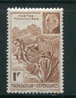 MADAGASCAR- Y&T N°229- Neuf Sans Charnière ** (trace D'un Autre Timbre Au Dos) - Unused Stamps