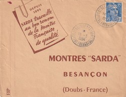 GUYANE LETTRE 1954 ST GEORGES OYAPOC Marianne De Gandon - Storia Postale