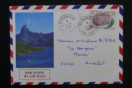 POLYNÉSIE - Enveloppe Touristique De Punaauia Pour La France 1989 - L 23819 - Lettres & Documents