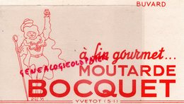 76- YVETOT- BUVARD MOUTARDE BOCQUET - - Alimentaire