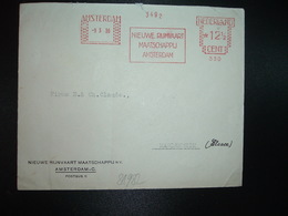 LETTRE EMA 330 à 12 1/2 CENT Du 9 3 36 AMSTERDAM - Maschinenstempel (EMA)