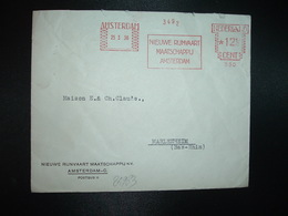 LETTRE EMA 330 à 12 1/2 CENT Du 25 3 36 AMSTERDAM - Franking Machines (EMA)