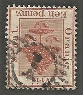 Orange Free State. 1 (11-bar) = BLOEMFONTEIN Numeral Cancel Postmark. - Oranje-Freistaat (1868-1909)