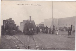 Maroc - Taourirt - La Gare - Départ Des Trains - Altri & Non Classificati