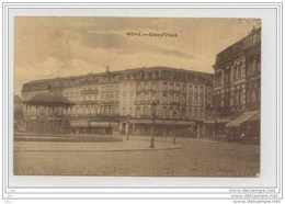MONS- Voyagé Feldpost 1916 """ RRR....Erreur De Dénomination: Indiqué Grand'Place Au Lieu De Place Léopold "" - Mons