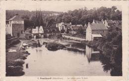 PONT-SCORFF - Le Vieux Pont St-Jean - Restaurant - Très Bon état - Carte Timbrée 1940 - Pont Scorff