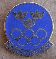 COMITE OLYMPIQUES DE LA SUEDE - SVERIGE NATIONAL OLYMPIC COMMITTEE - BARCELONA 92 -  ( 21) - Olympische Spiele