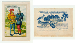 CHROMO  CHOCOLAT IBLED 1867...COSTUMES HISTORIQUES ...MOYEN AGE - Ibled